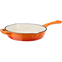 GSW Stahlwaren GmbH Cacerola- 26 x 6 cm- Hierro Fundido- Naranja y Rojo- 2 L